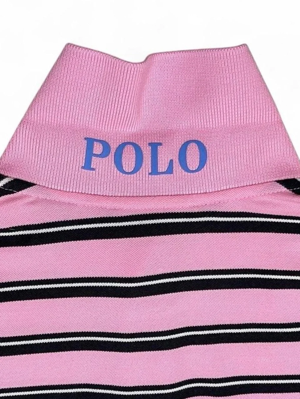 NWOT Polo Golf Ralph Lauren BIG Pony Pro Fit Pink Stripe Polo Shirt Men’s Size S